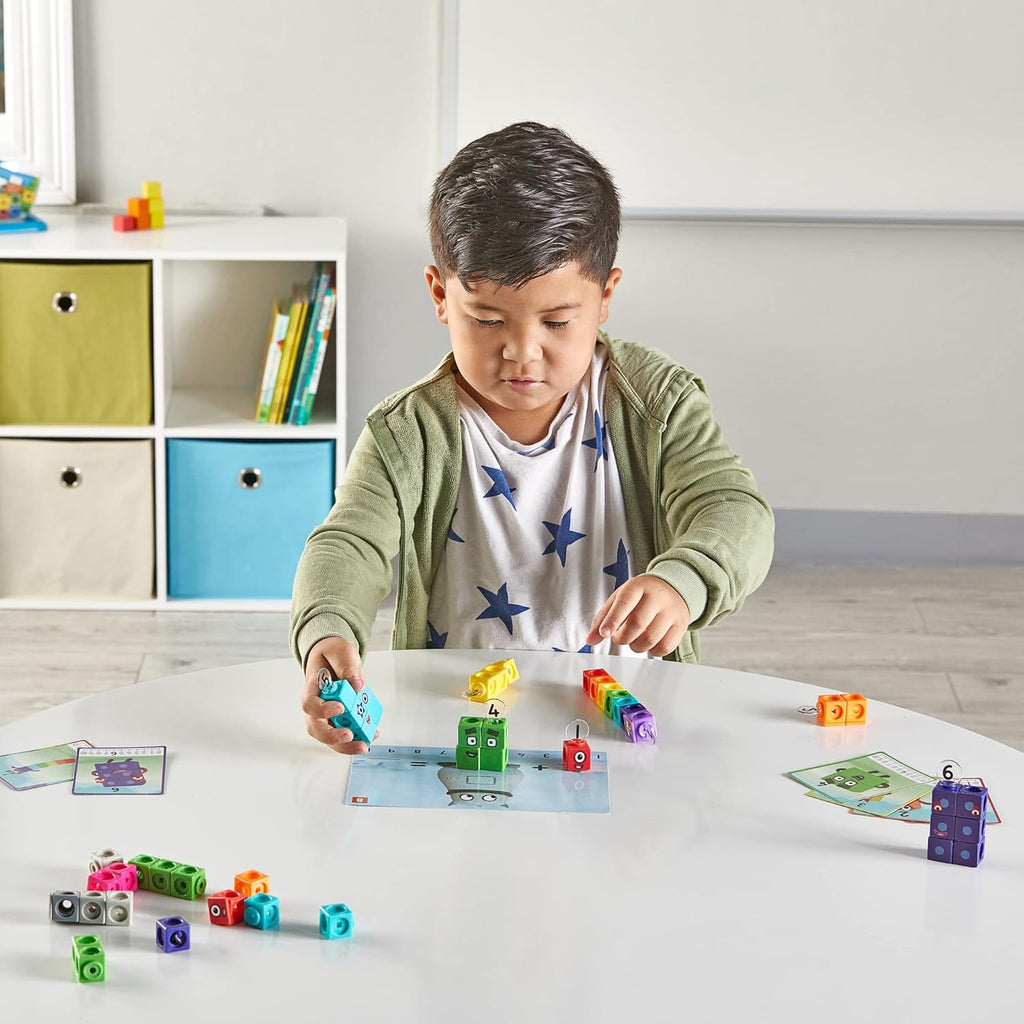 hand2min MathLin Cube Numberblock 1-1 Activit Set 3 Preschoo Learnin Activities Countin Blocks Linkin Cubes Educationa Toy fo Kids Numbe Games Mat Manipulative Kindergarten