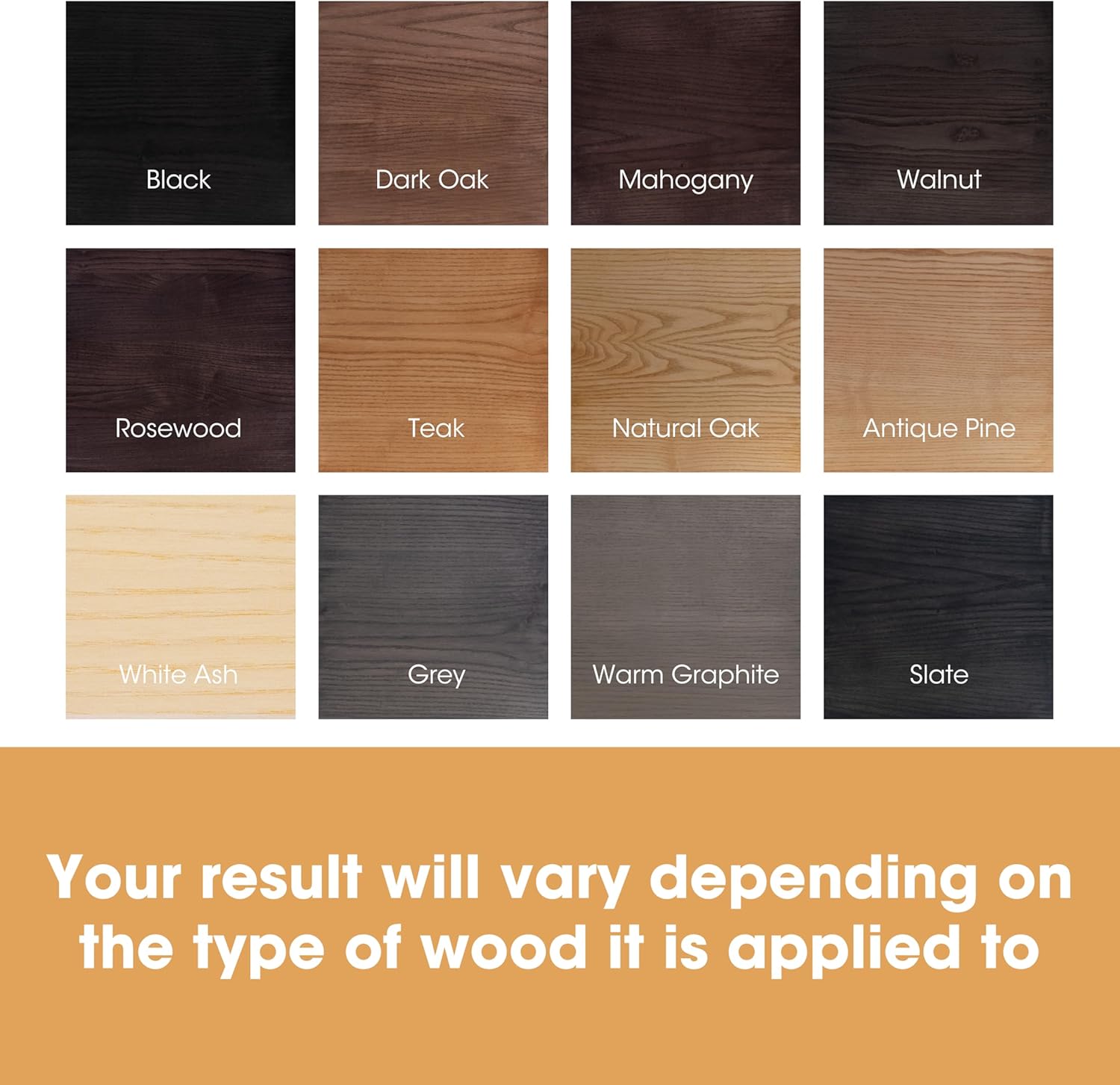 Furniture Clinic Wood Stain | Black | Water Based | Fast Drying, Low Odor, Non-Toxic | For Indoor Outdoor Furniture and More | Multiple Finishes | (17oz / 500ml)