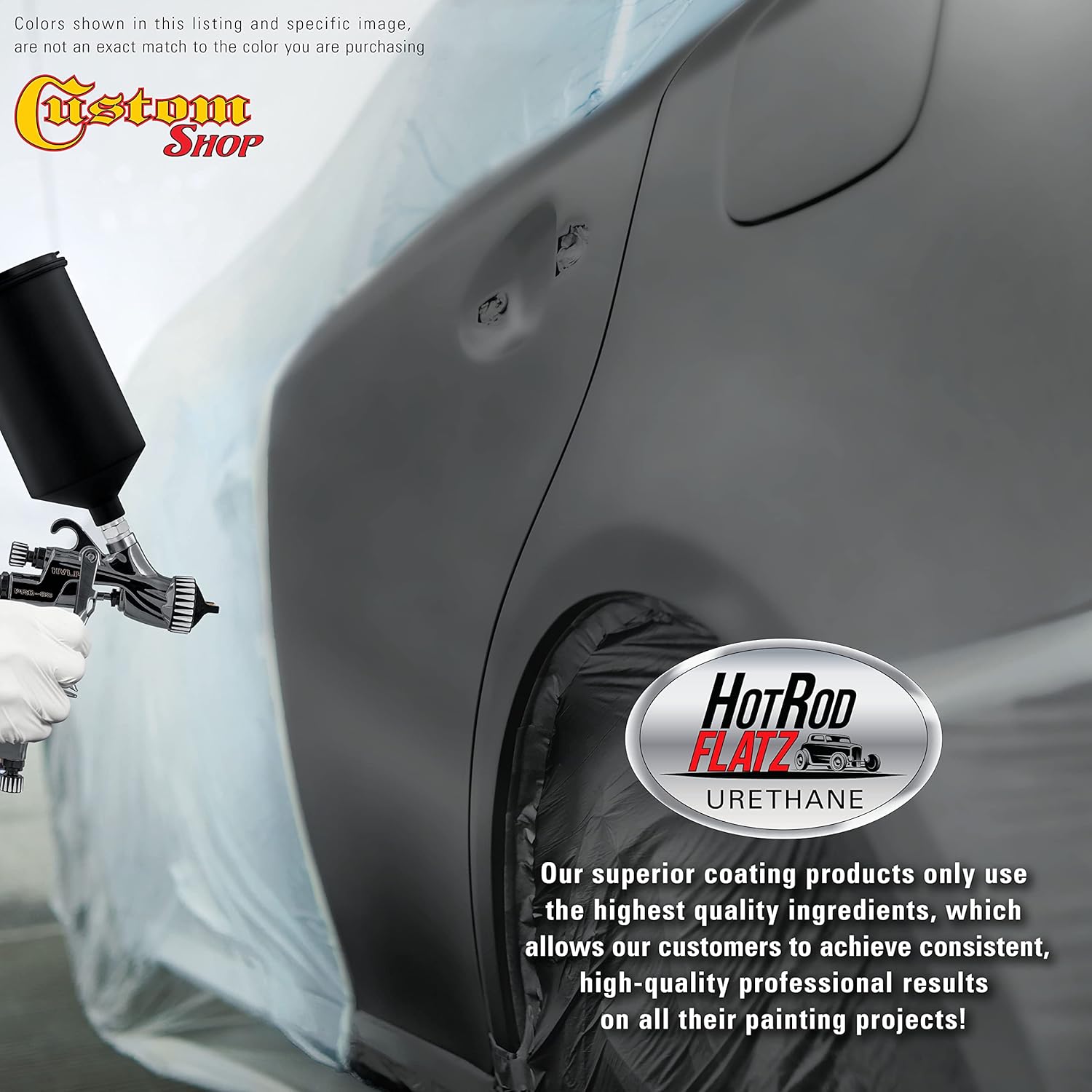 Custo Sho Charcoa Gra Firemis Ho Ro Flat Fla Matt Sati Urethan Aut Pain Complet Quar Pain Ki Professiona Lo Shee Automotive Ca Truc Coating 4: Mi Ratio