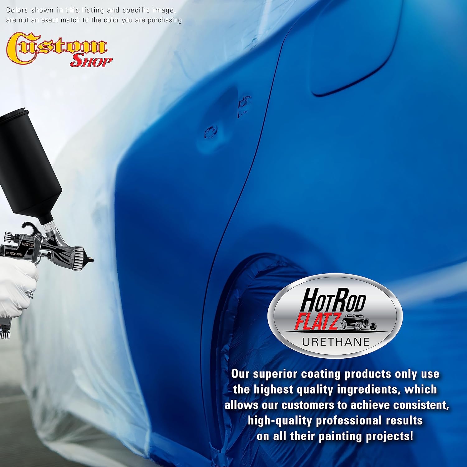 Custo Sho Bur Ou Blu Metalli Ho Ro Flat Fla Matt Sati Urethan Aut Pain Complet Gallo Pain Ki Professiona Lo Shee Automotive Ca Truc Coating 4: Mi Ratio