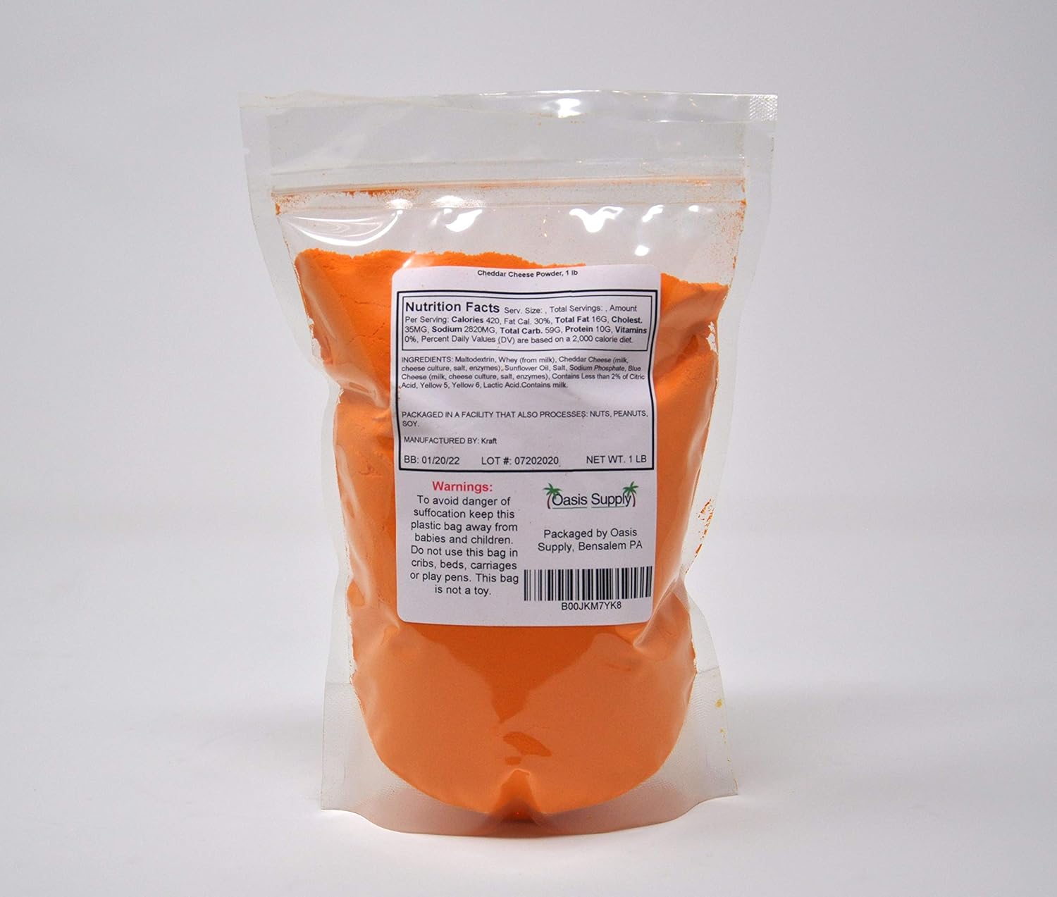 Oasis Supply Cheddar Cheese Powder - 4lb Package