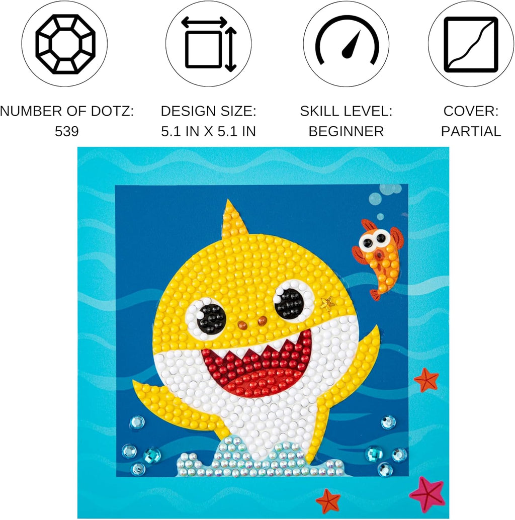 DIAMON DOT Bab Shar Diamon Paintin Kit fo Adult Diamon Ar Kit Relaxin Creativ Craf Ki wit Dot Gem 5.1x5.1
