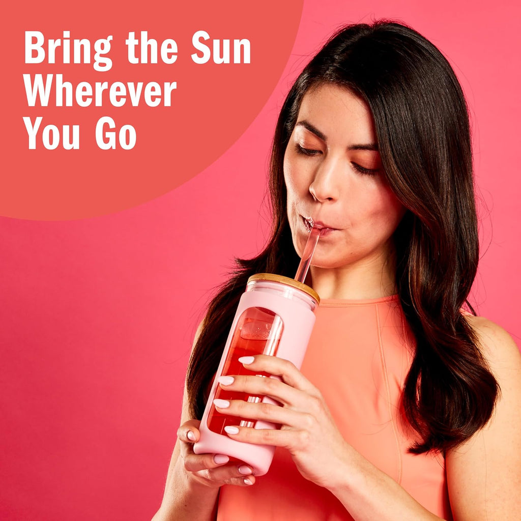 Sunkist Singles to go Drink Mix Packets, Strawberry Tangerine, 6-Count Box ¨C Powdered Drink Packets with Vitamin C, 72 Total Powder Sticks