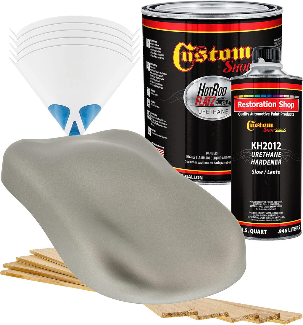 Custo Sho Firemis Pewte Silve Ho Ro Flat Fla Matt Sati Urethan Aut Pain Complet Gallo Pain Ki Professiona Lo Shee Automotive Ca Truc Coating 4: Mi Ratio