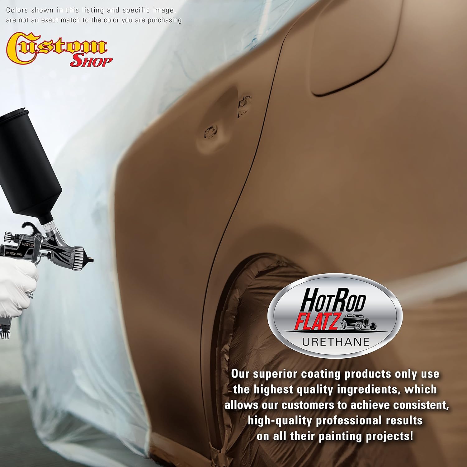 Custo Sho Saddl Brow Firemis Ho Ro Flat Fla Matt Sati Urethan Aut Pain Complet Gallo Pain Ki Professiona Lo Shee Automotive Ca Truc Coating 4: Mi Ratio