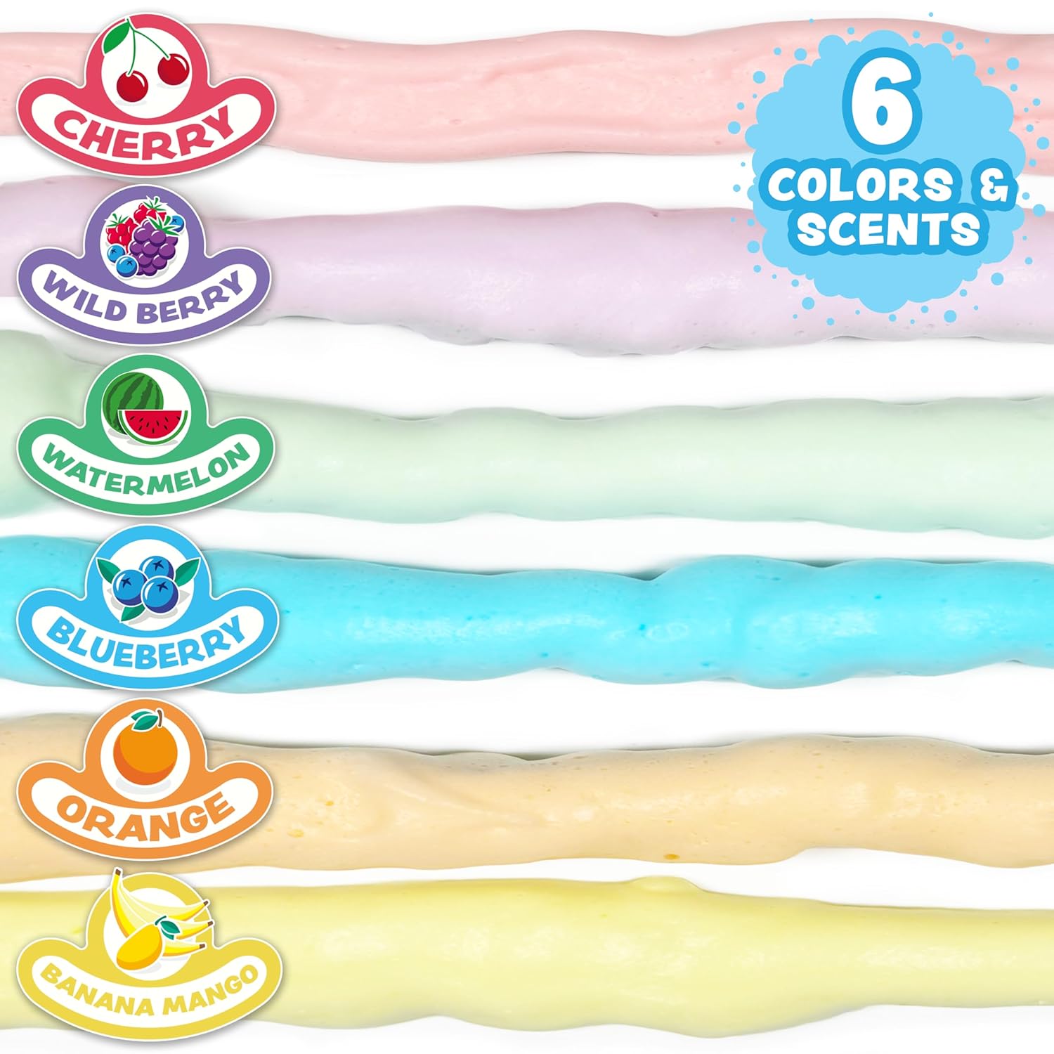 Tu Works Fluff Foa Soap Variet Pac Shape Mol Creat Bat Ar wit Sof Bat Foa fo Kid Gentle Cleansin Kid Bat Soa Easy-to-Us Spra Nozzle Fruity Fu Bat Colors