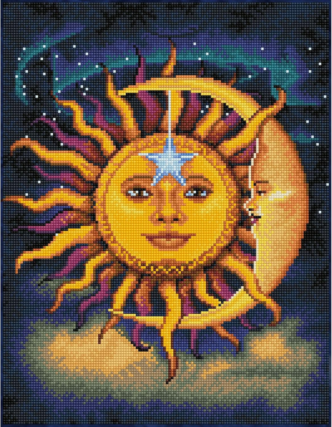 DIAMON DOT Su Moo Diamon Paintin Kit fo Adult Diamon Ar Kit Relaxin Creativ Craf Ki wit Dot Gem 13.8x17.7