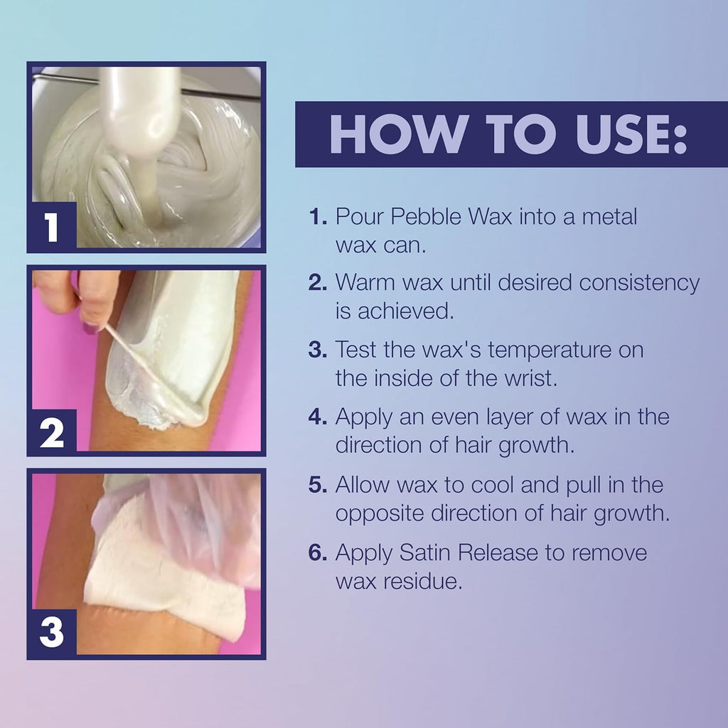 Satin Smooth Ultra Sensitive Zinc Oxide Hard Wax Beads ¨C Thin-Film Pebble Wax for Hair Removal, Ideal for Face Bikini Area, 23 oz
