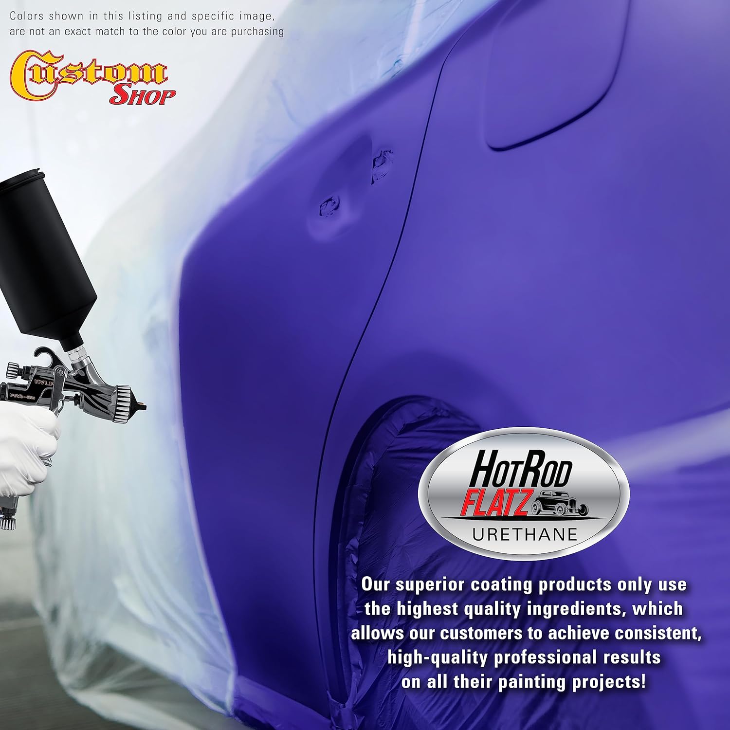 Custo Sho Indig Blu Metalli Ho Ro Flat Fla Matt Sati Urethan Aut Pain Complet Gallo Pain Ki Professiona Lo Shee Automotive Ca Truc Coating 4: Mi Ratio