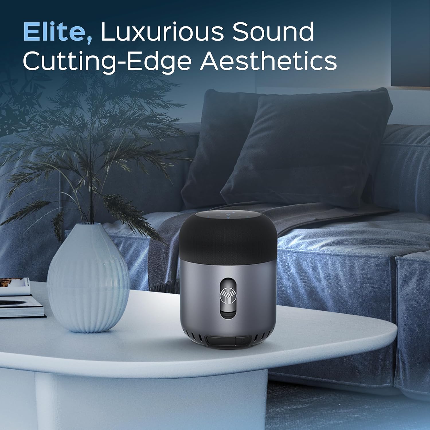 TREBLA HD-36 Pr Ultr High-Tec Bluetoot Speake wit 360 Surroun Sound 90 High-Powere 5-Drive Syste w/Subwoofe  Bas Radiators Portabl Wireles Speake fo Home Party Outdoor