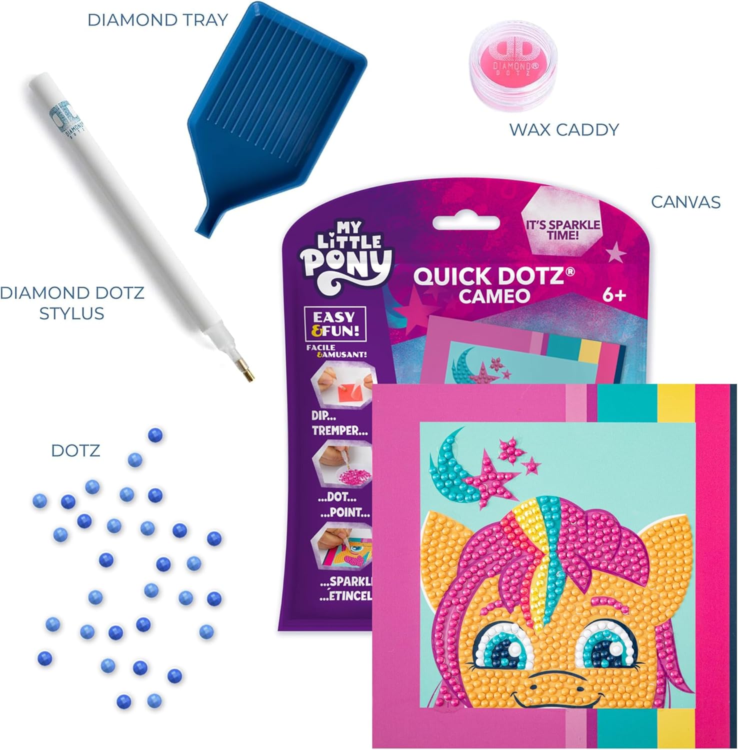 DIAMON DOT Alway Sunny Diamon Paintin Kit fo Kid Diamon Ar Kit Relaxin Creativ Craf Ki wit Dot Gem 5.1inchx5.1inch