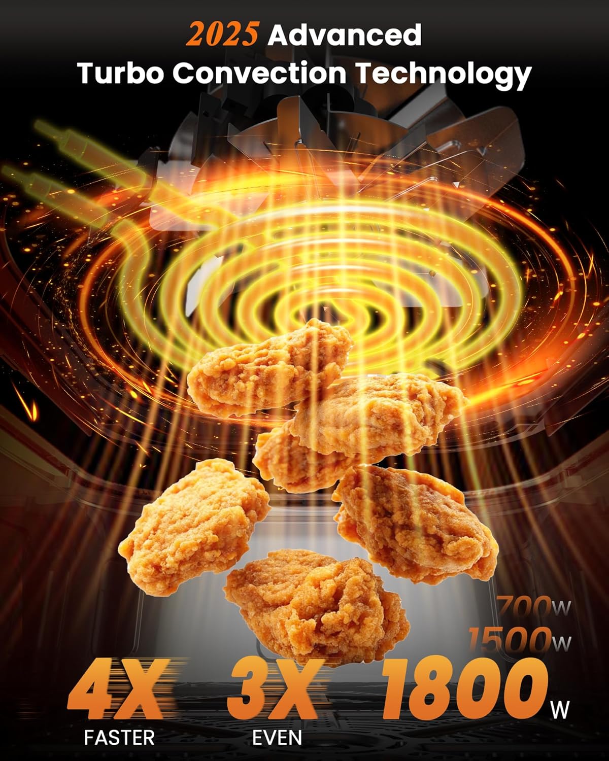Nuwave Brio Plus Air Fryer 8 Qt, New & Improved, PFAS-FREE, 7 Digital One-Touch Cook Functions that AIR FRY, BAKE, ROAST, DEHYDRATE, TOAST, REHEAT, PREHEAT, 150 Presets, 50¡ãF~400¡ãF (Cream)