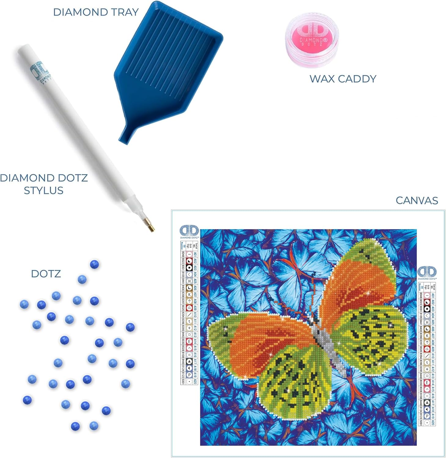 DIAMON DOT Flutterb Eart Diamon Paintin Kit fo Adult Diamon Ar Kit Relaxin Creativ Craf Ki wit Dot Gem 12x12