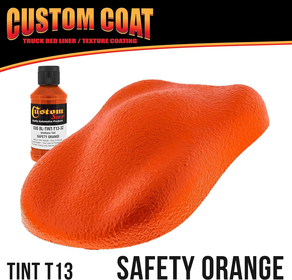 Custo Coa Safet Orang Gallo Urethan Roll-On Brush-O o Spray-O Truc Be Line Ki wit Rolle an Brus Applicato Ki Eas Mixing Shake Shoo Texture Ca Aut Protectiv Coating
