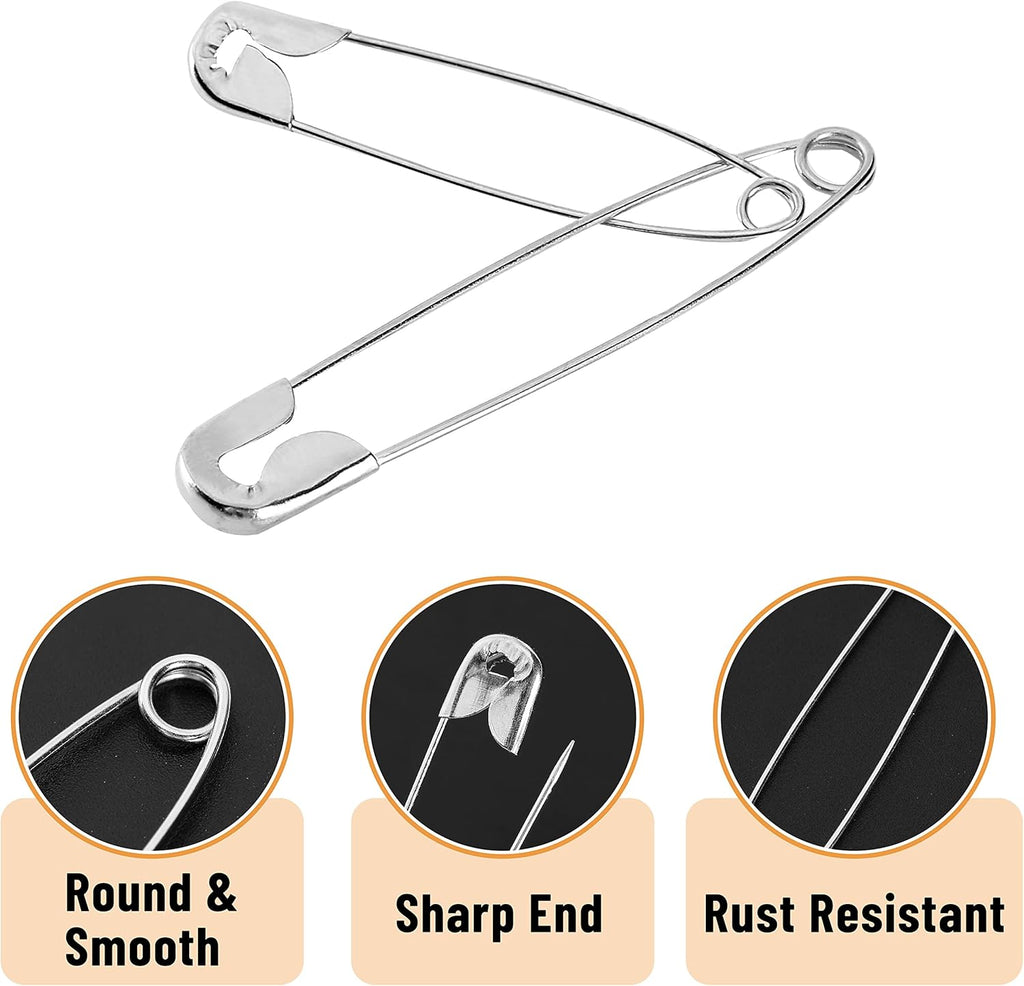 Safet Pin an Elasti Ban fo Sewing