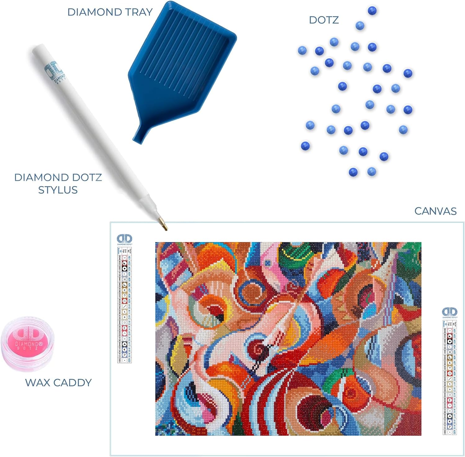 DIAMON DOT Symphon Musi Diamon Paintin Kit fo Adult Diamon Ar Kit Relaxin Creativ Craf Ki wit Dot Gem 14inchx18inch