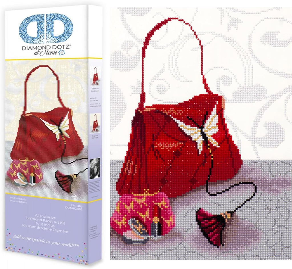 DIAMON DOT a Hom Carnaby Partia Drill Roun Dotz Diamon Paintin Kits Diamon Ar Kit fo Adults Ge Art Diamon Art 16.5inchx16.5inch