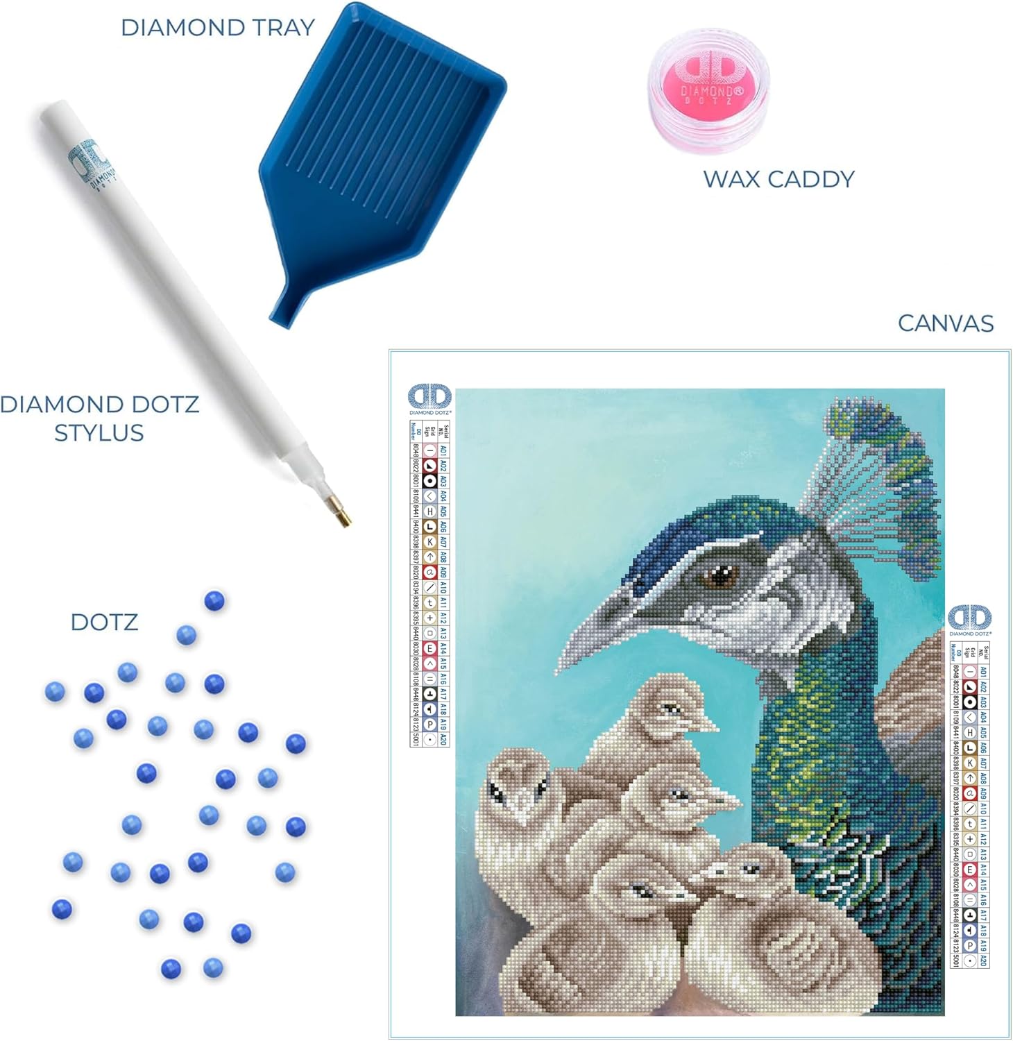 DIAMON DOT Mothe o Guar Diamon Paintin Kit fo Adult Diamon Ar Kit Relaxin Creativ Craf Ki wit Dot Gem 13.8x17.7