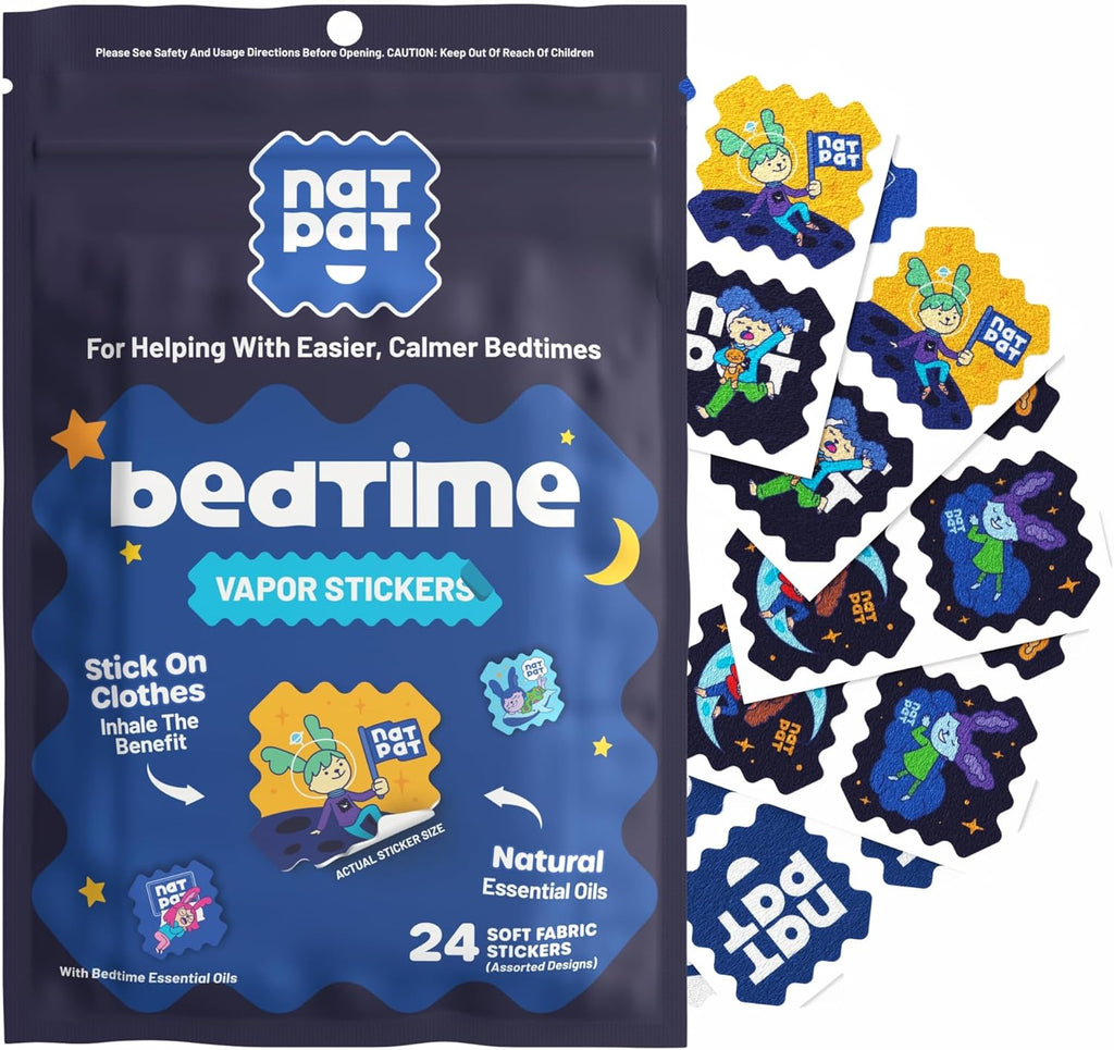 NATPA Sleep Patc Be Tim Sticker fo Kid Slee Promotin Patc Non-Toxi Solutio fo Bette Slee Chemica Dru Free Melatoni Fre Buz Patc Natura Patc (2 Pack)