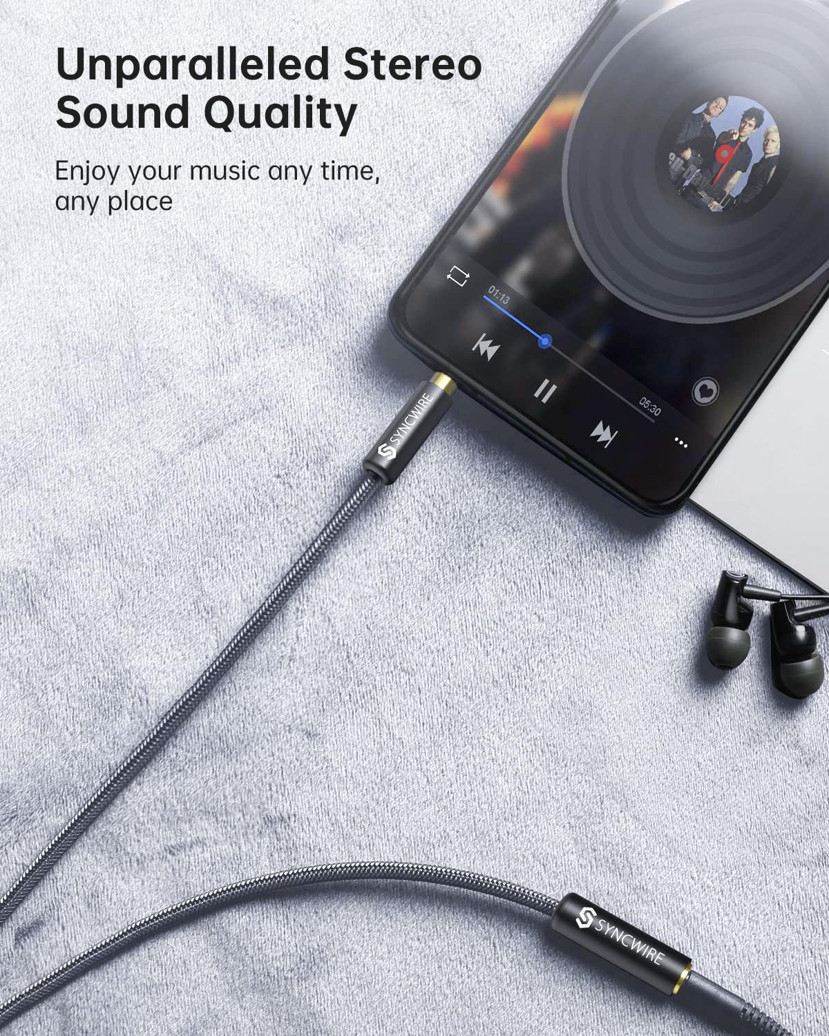 Headphon Extensio Cabl 6F [Hi-F Sound][Gol Plate Jack][TRS Nylon-Braide 3.5m Mal t Femal Audi Extensio Cor Compatibl wit iPhon iPa Smartphon Tablet Medi Players