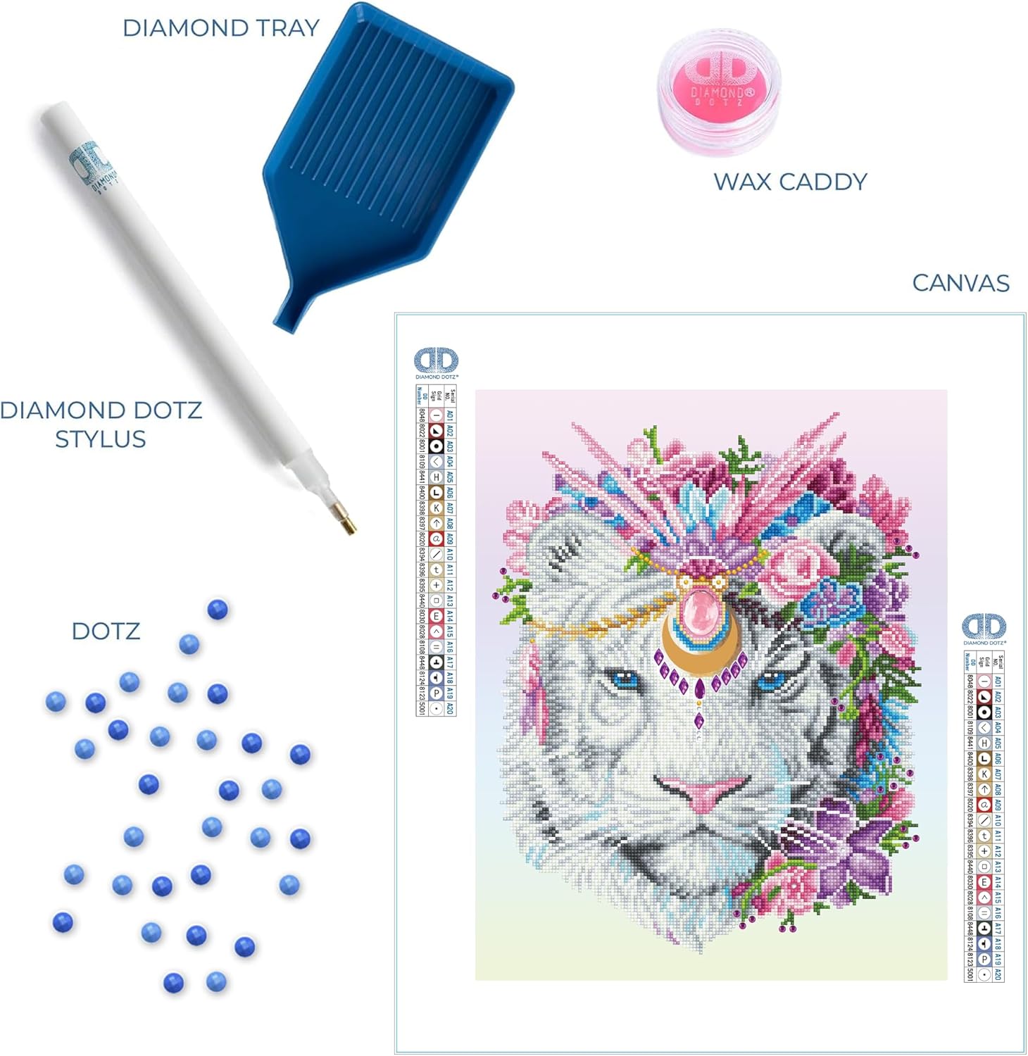 DIAMON DOT Bohemia Tige Diamon Paintin Kit fo Adult Diamon Ar Kit Relaxin Creativ Craf Ki wit Dot Gem 20.1x16.1