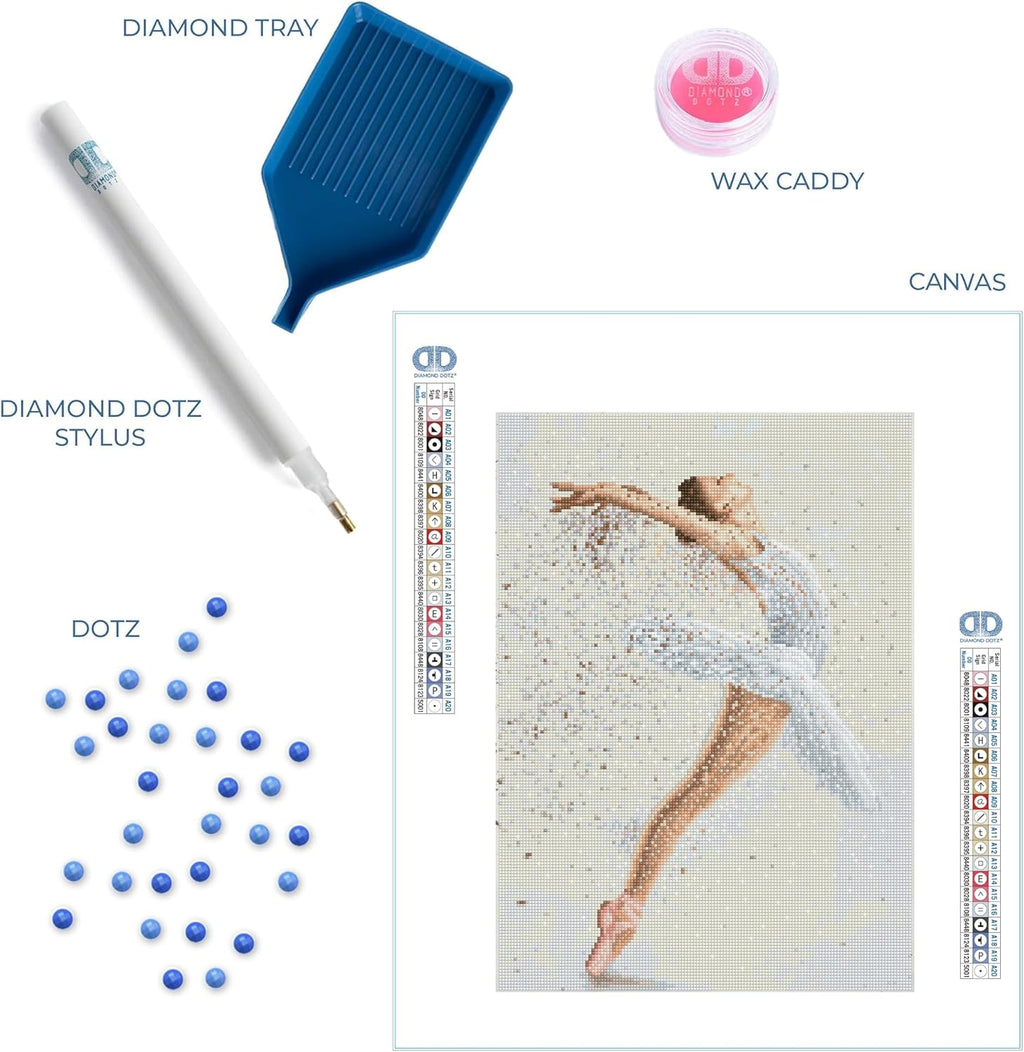 DIAMON DOT Giv Al Balle Diamon Paintin Kit fo Adult Diamon Ar Kit Relaxin Creativ Craf Ki wit Dot Gem 14.5inchx20.3inch