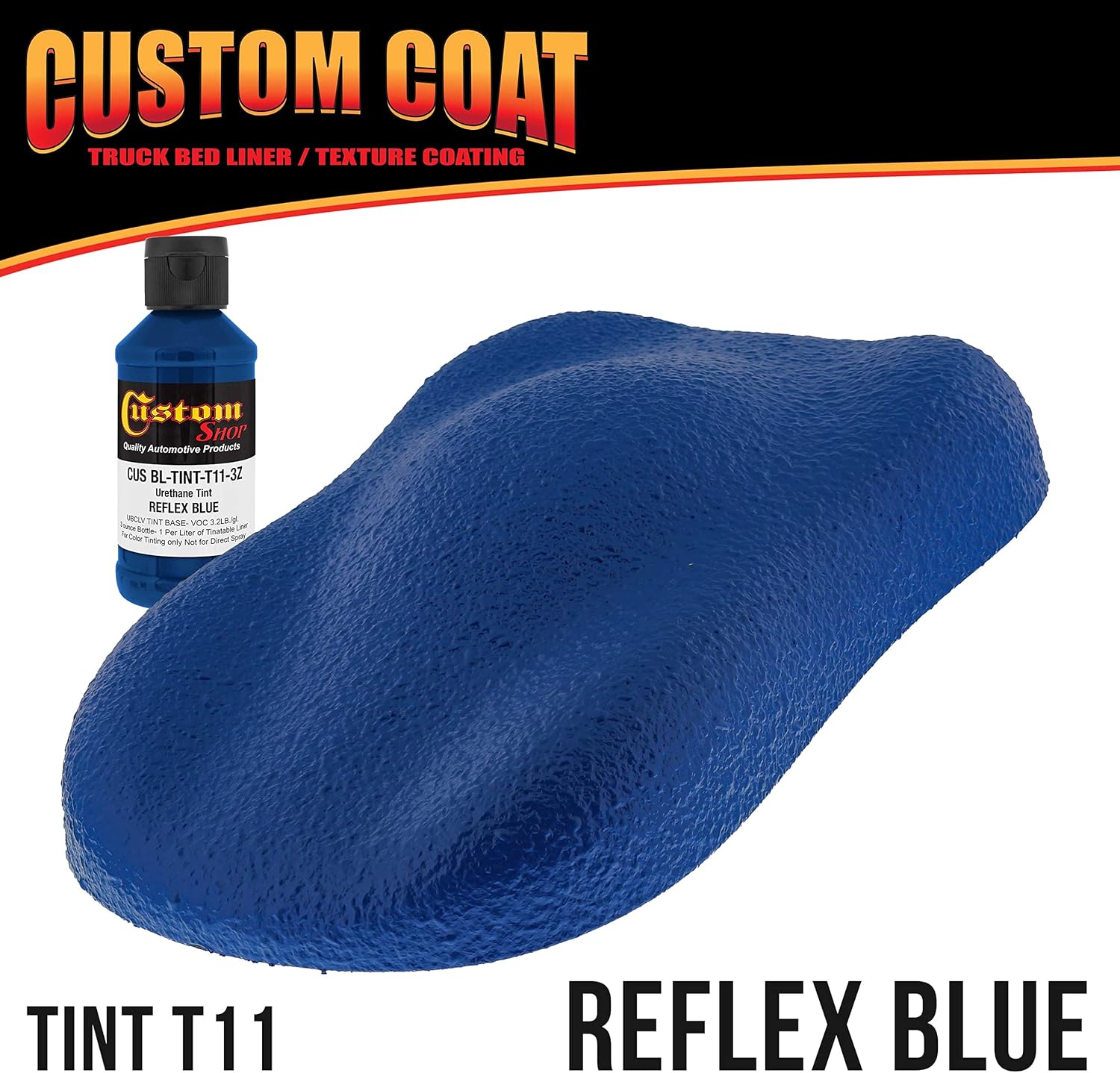 Custo Coa Refle Blu Quar Urethan Spray-O Truc Be Line Ki Eas Mixing Jus Shake Shoo Professiona Durabl Texture Protectiv Coating Preven Sto Rus Car Aut Equipment