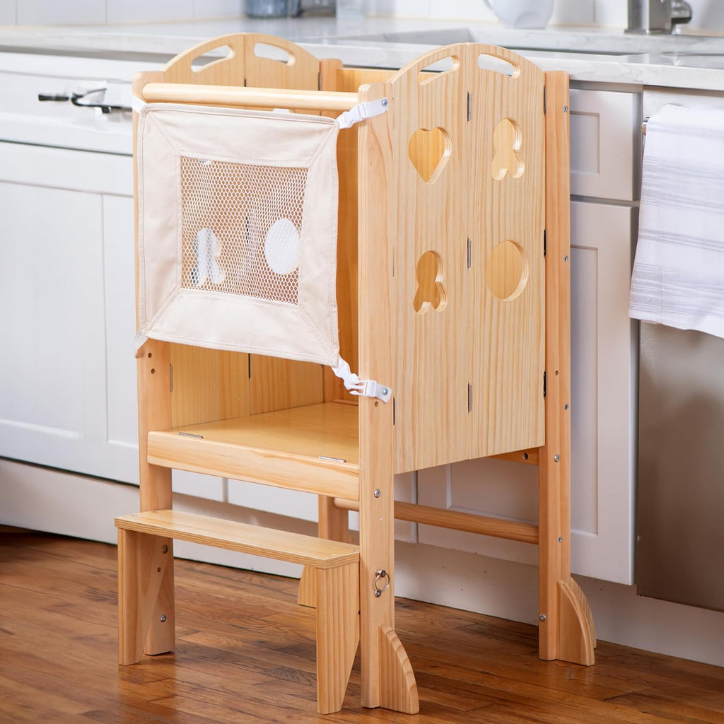Avenlu Laure  i Foldabl Kitche Towe Ste Stoo fo Toddler Idea fo Kitchen Livin Room Playroom an Mor wit Integrate Chalkboar Childre Stool