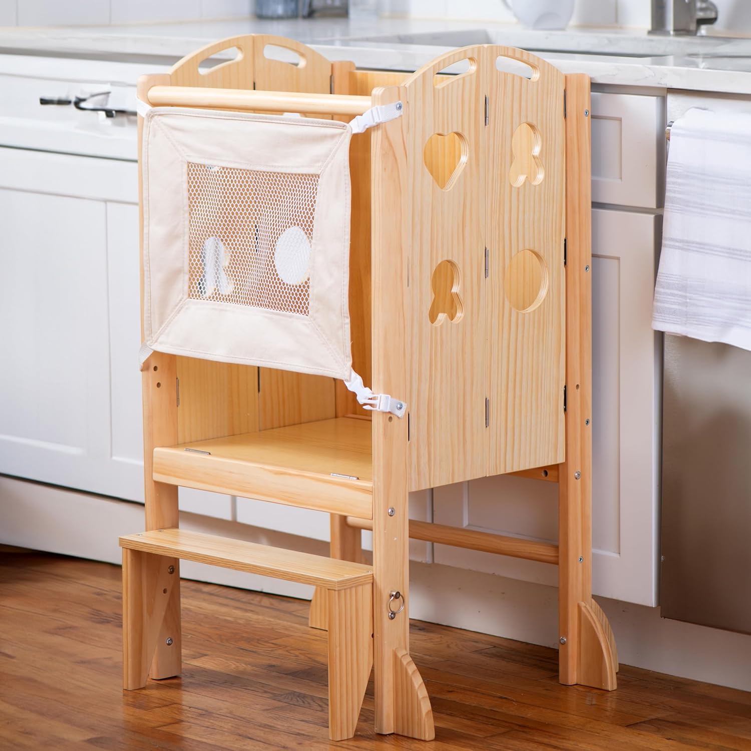 Avenlu Laure  i Foldabl Kitche Towe Ste Stoo fo Toddler Idea fo Kitchen Livin Room Playroom an Mor wit Integrate Chalkboar Childre Stool