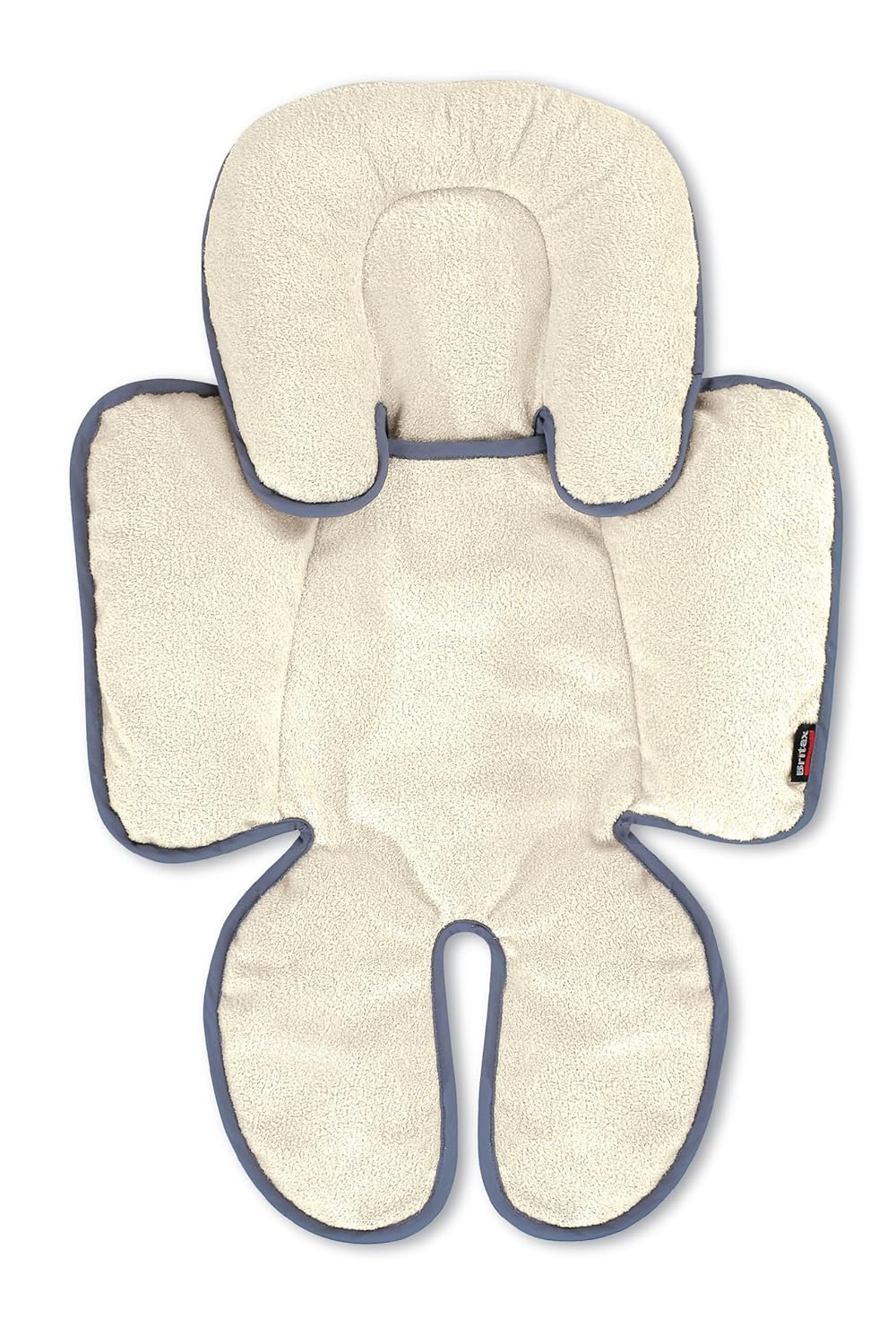 Brita Adjustabl Hea an Bod Suppor Pillo fo Ca Seat an Stroller Cras Teste Reversibl Fleec an Moistur Wickin Fabri Machin Washable