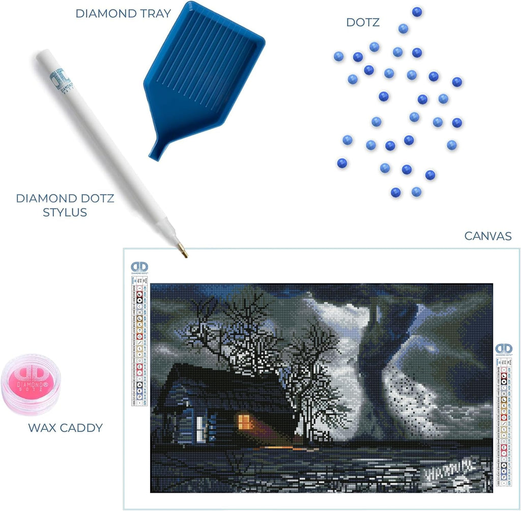 DIAMON DOT Twiste Diamon Paintin Kit fo Adult Diamon Ar Kit Relaxin Creativ Craf Ki wit Dot Gem 12.6x20.5