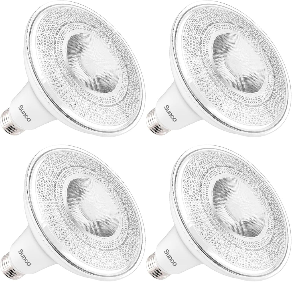 Sunc Dus t Daw Floo Light Outdoor Waterproo PAR3 LE Bulb 120 Equivalen 15W Exterior Wet-Rated 5000 Dayligh 125 LM E2 Base U Pack