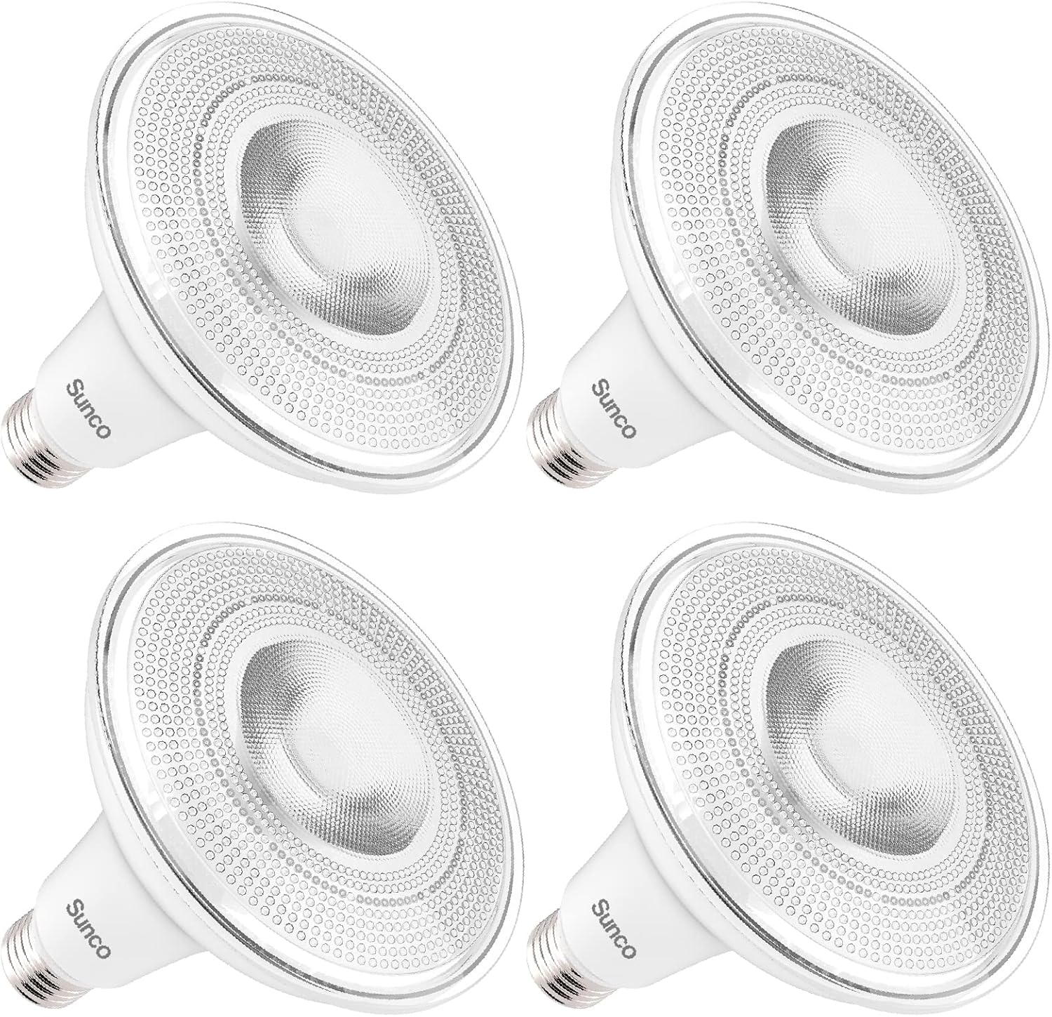 Sunc Dus t Daw Floo Light Outdoor Waterproo PAR3 LE Bulb 120 Equivalen 15W Exterior Wet-Rated 5000 Dayligh 125 LM E2 Base U Pack