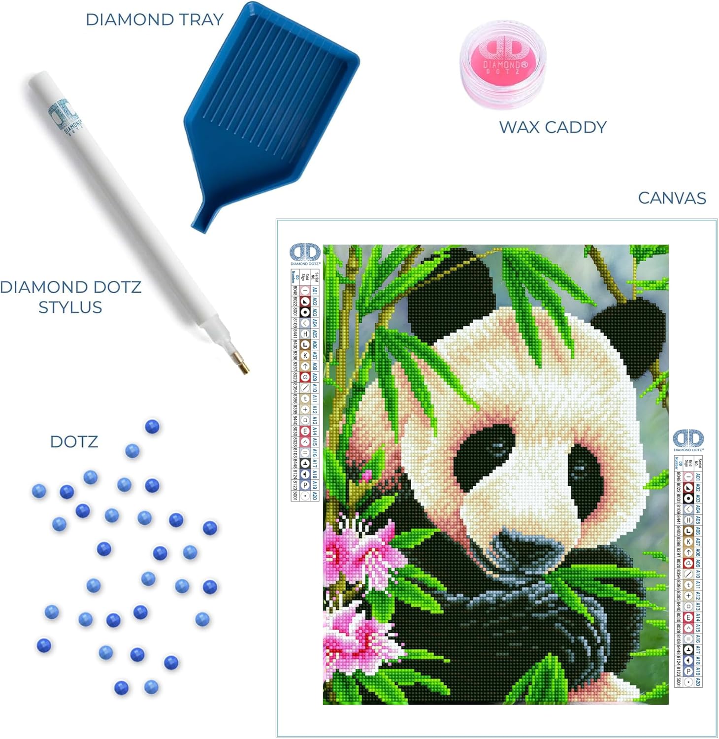 DIAMON DOT Pand Princ Diamon Paintin Kit fo Adult Diamon Ar Kit Relaxin Creativ Craf Ki wit Dot Gem 15.7x11.8