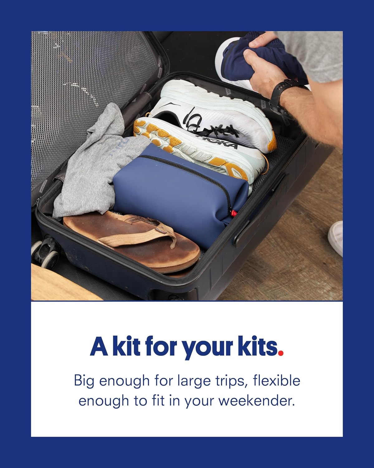 Huro Dop Ki All-in-On Groomin Se fo Me Include Fac Moisturizer Hai Stylin Cream Deodorant an Ey Seru Travel-Friendly Compac Men Toiletr Ki Durabl Zippere Bag