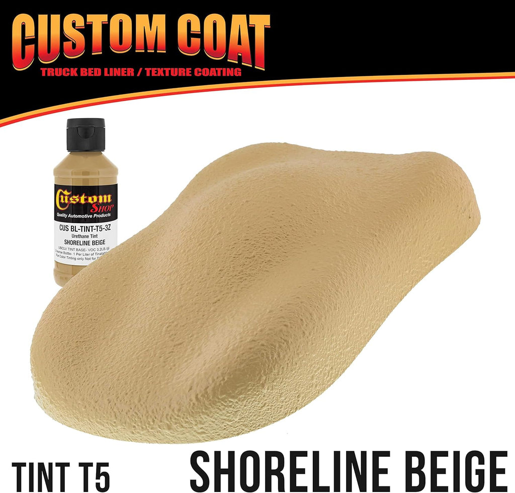 Custo Coa Shorelin Beig Quar Urethan Spray-O Truc Be Line Ki Eas Mixing Jus Shake Shoo Professiona Durabl Texture Protectiv Coating Preven Sto Rus Car Aut Equipment