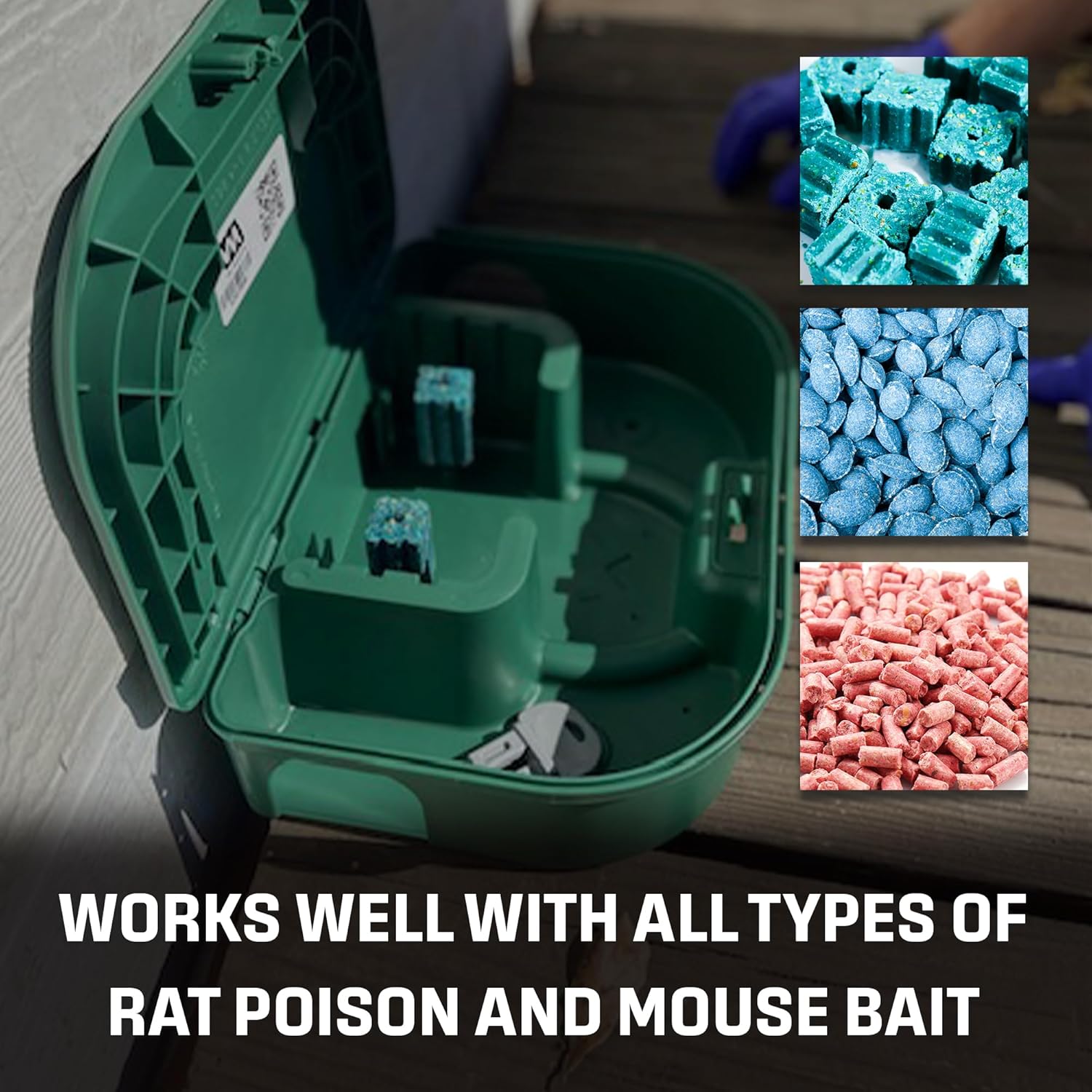 Exterminator Choic  Pac Ra Bai Statio Boxe wit Ke Heav Dut Mous Tra Poiso Holde Grea fo Catchin Rat an Mic Pes Contro Durabl an Discreet
