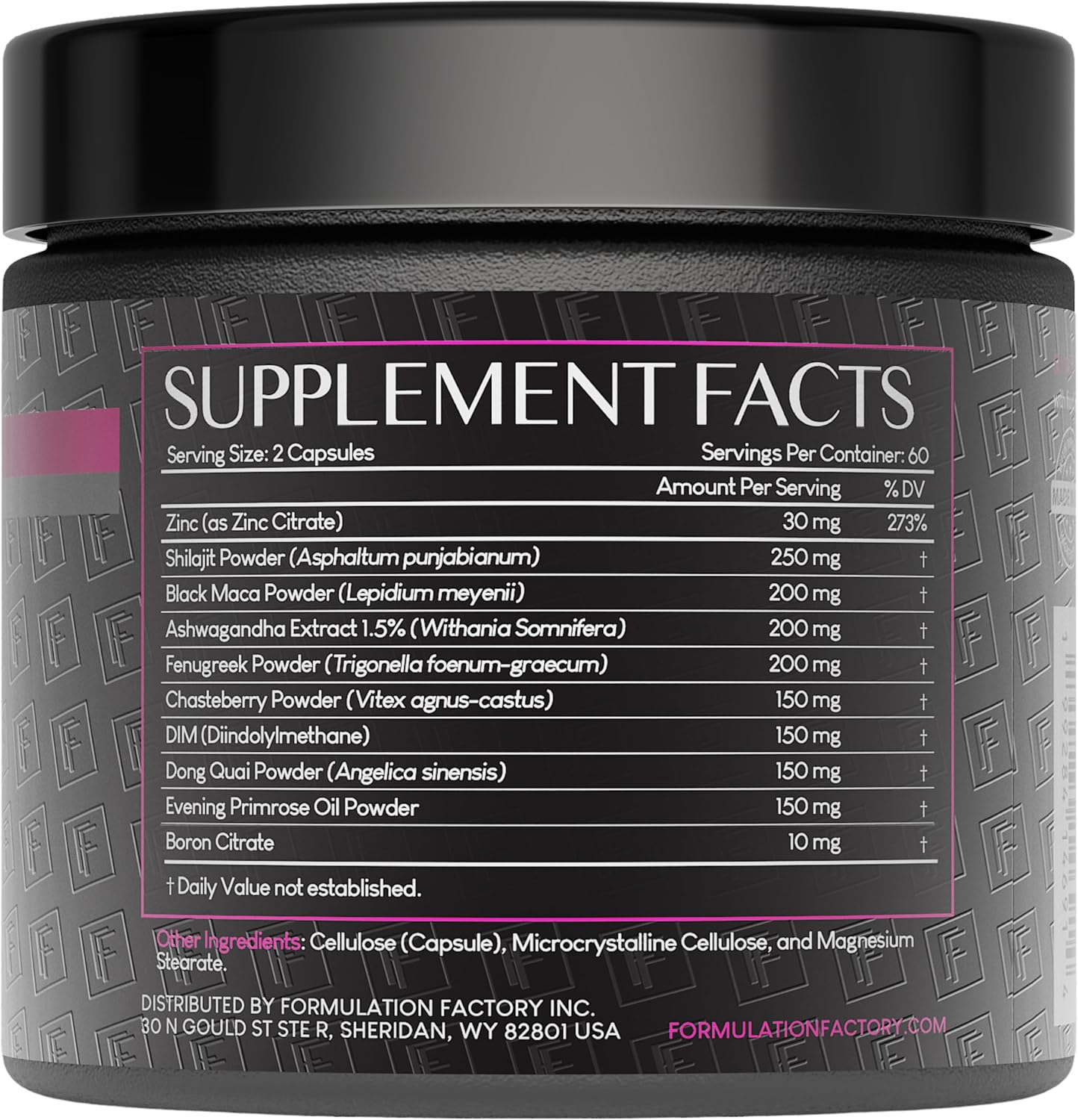 Formulation Factory She's Obsessed: 10-in-1 Hormone Balance Maximizer with Shilajit, Maca, Ashwagandha, DIM, Dong Quai, Zinc & More for Vitality & Balance ¨C 120 Capsules 2 Months