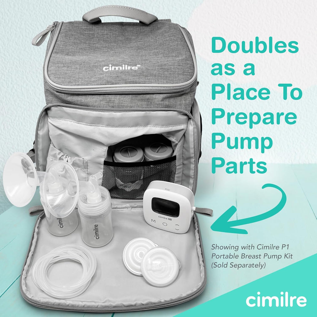 Journe Breas Pum Backpack Stylis Functiona Breas Pum Ba wit Plent o Pocket Collapsibl Compartments Easil Fit You Breas Milk Pump Accessorie More 13  12 W