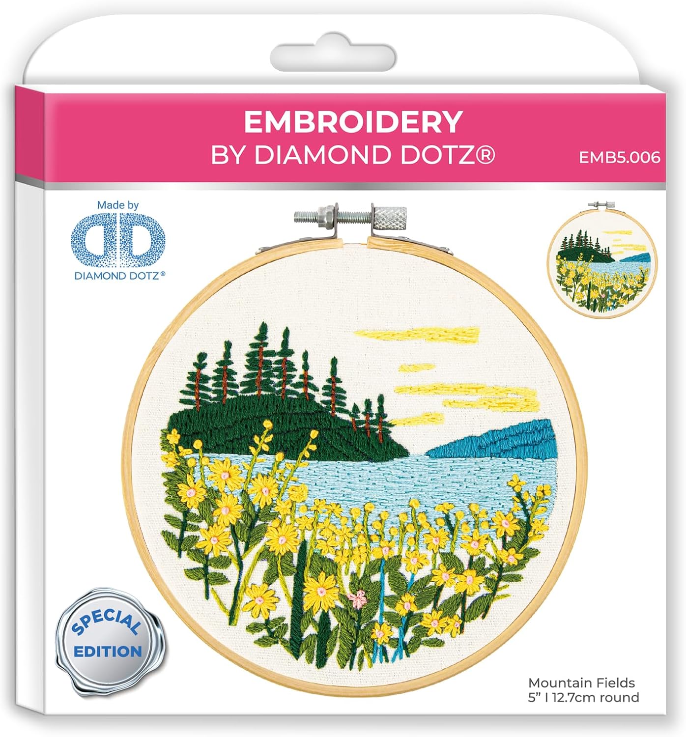 Diamon Dot Mountai Lak Embroider Ki 5.0inch