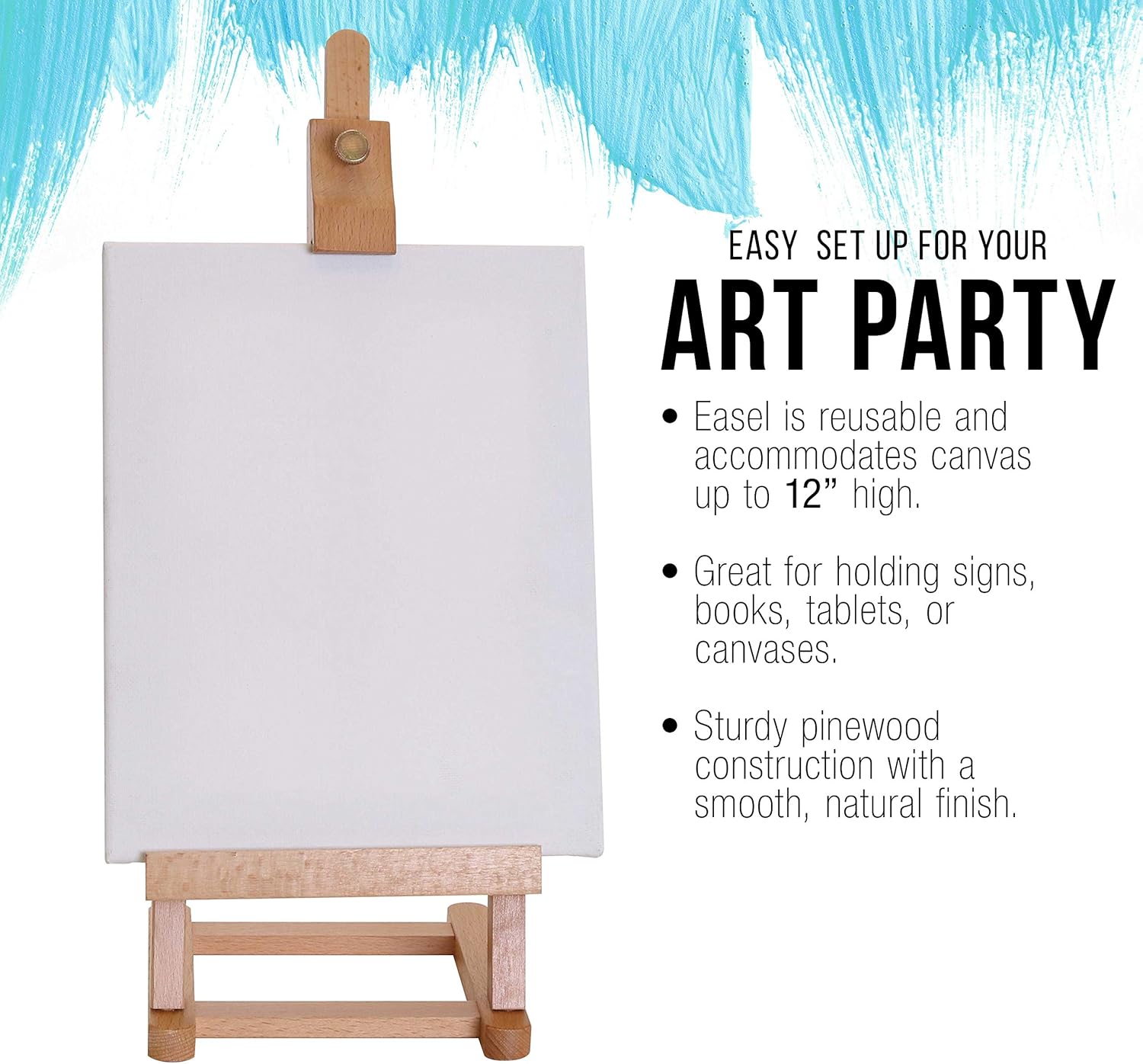 U.S Ar Suppl 16inc Min Woode Studi Tableto Ease H-Fram Artist Adjustabl Paintin an Displa Stand Hold U t 12inc Canva Portabl Tabl To Ease fo Painting Artwork