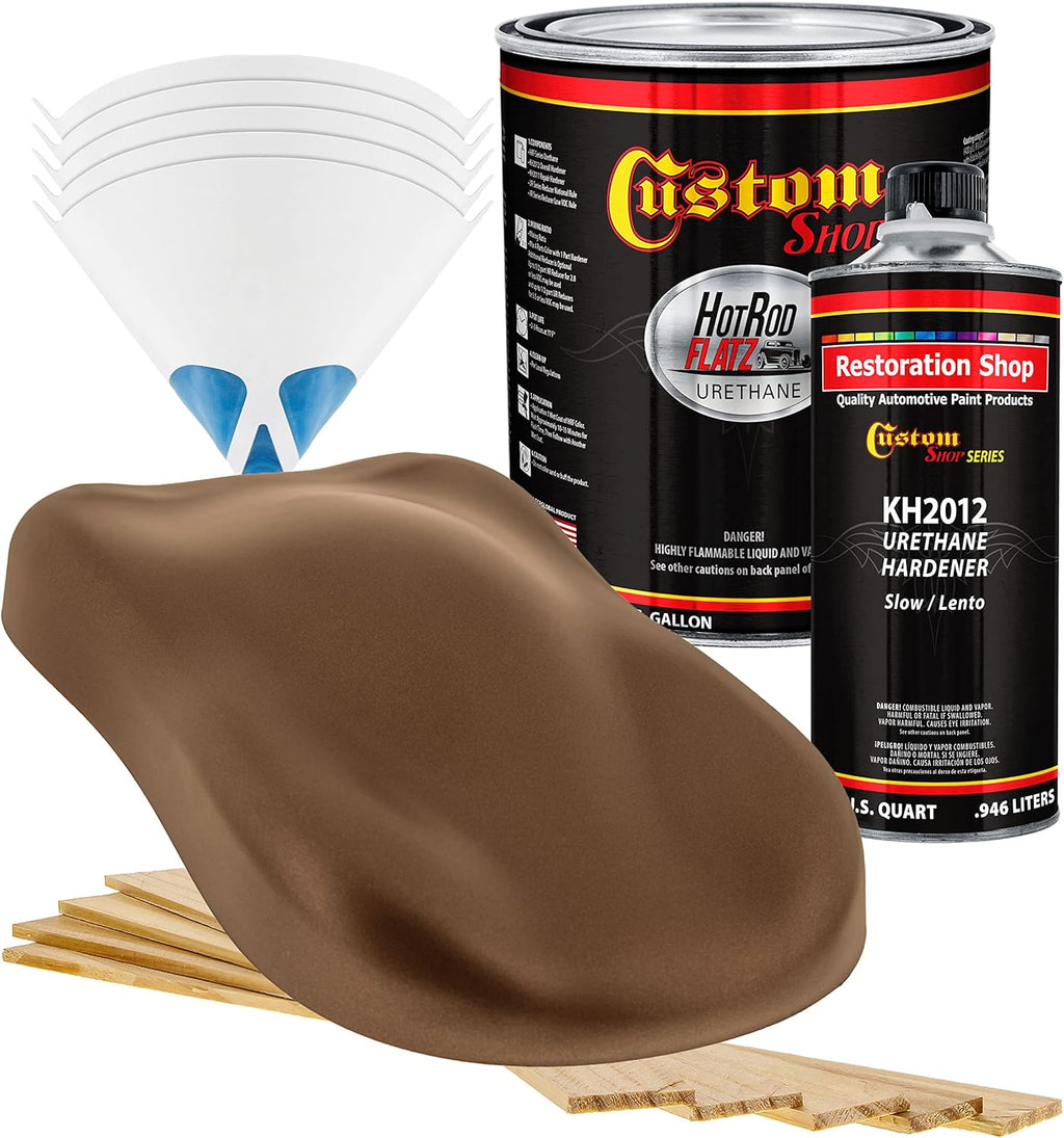 Custo Sho Saddl Brow Firemis Ho Ro Flat Fla Matt Sati Urethan Aut Pain Complet Gallo Pain Ki Professiona Lo Shee Automotive Ca Truc Coating 4: Mi Ratio