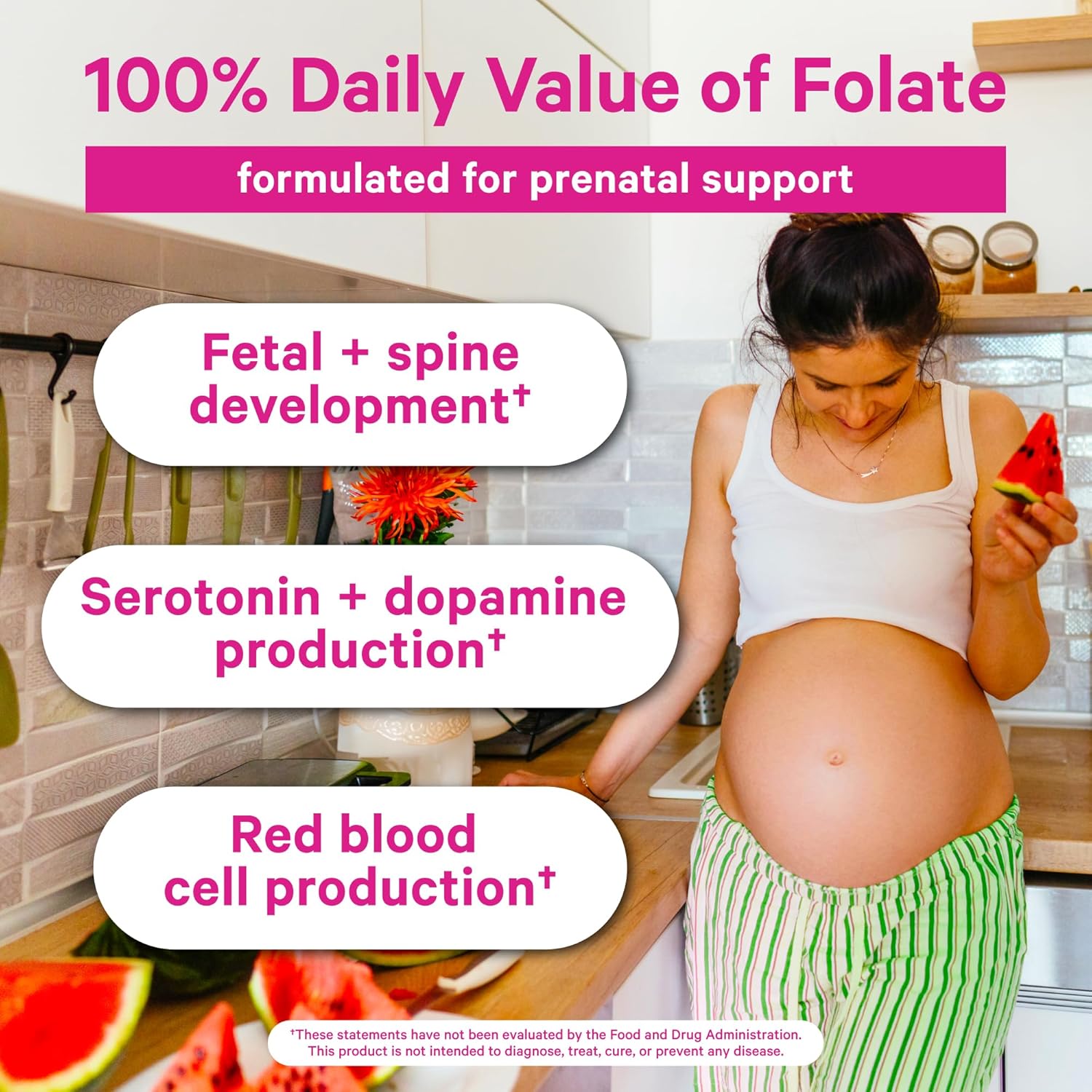 Pin Stor Folate Methy Folat MTHF Acid Natura For o Foli Aci fo Pregnancy Formulate fo Mo Baby Women-Owned 6 Capsule (Packagin Ma Vary)