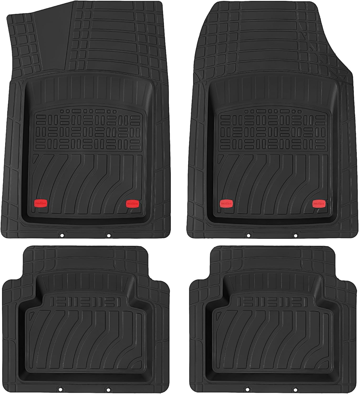 K& Aut Accessorie 3 Ful Siz Ca Floo Ma Thic L Heav Dut Durabl Universa Joke Blac Dee Dis fo Car SUV Miniva Truck