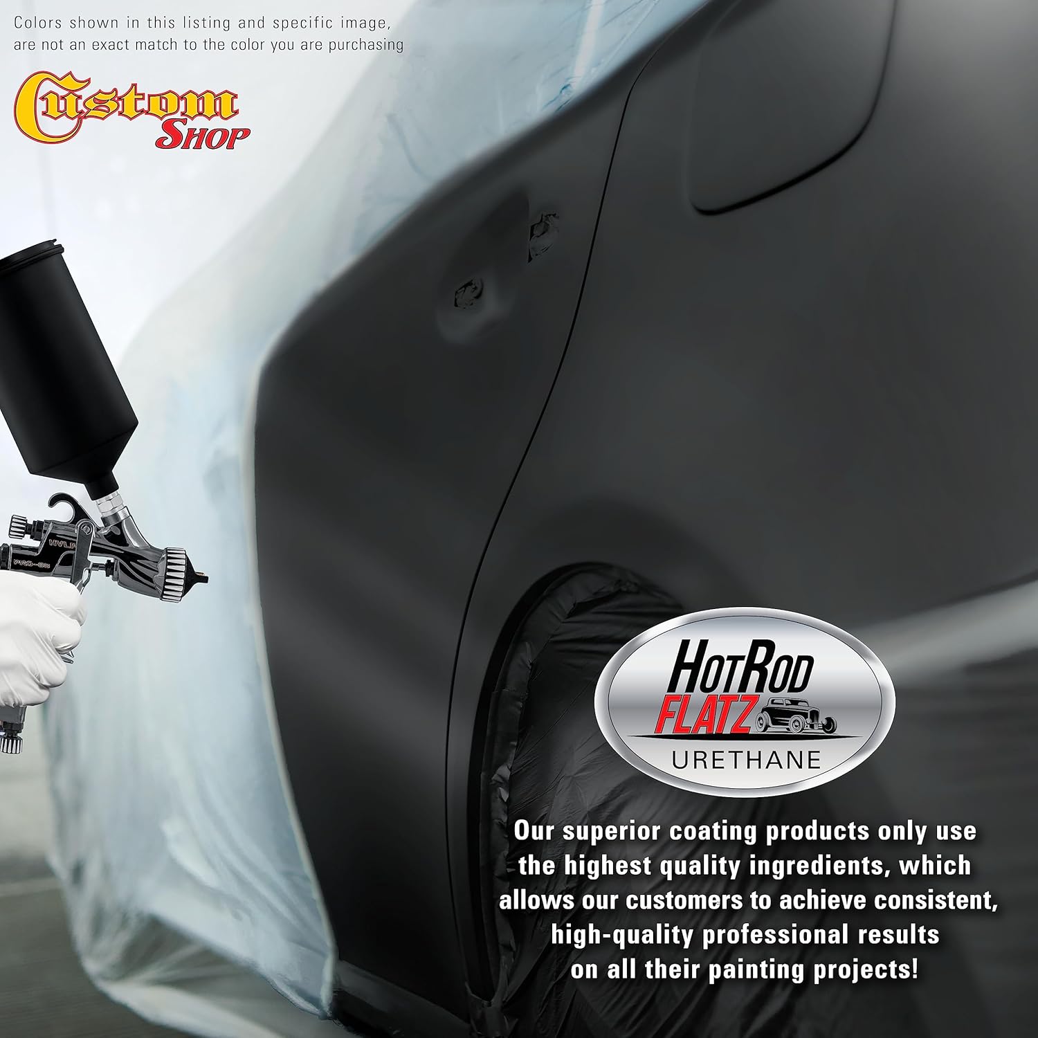 Custo Sho Blac Diamon Firemis Ho Ro Flat Fla Matt Sati Urethan Aut Pain Complet Gallo Pain Ki Professiona Lo Shee Automotive Ca Truc Coating 4: Mi Ratio