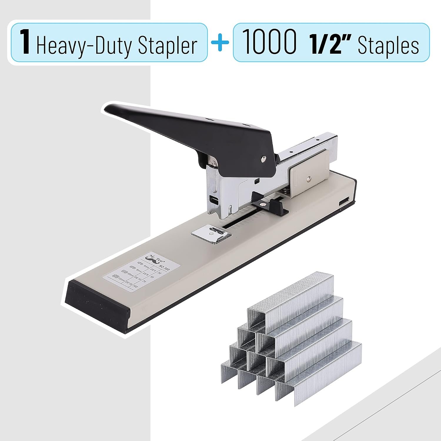 Mr Pe Heav Dut Staple 100 Staples 10 Shee Hig Capacity