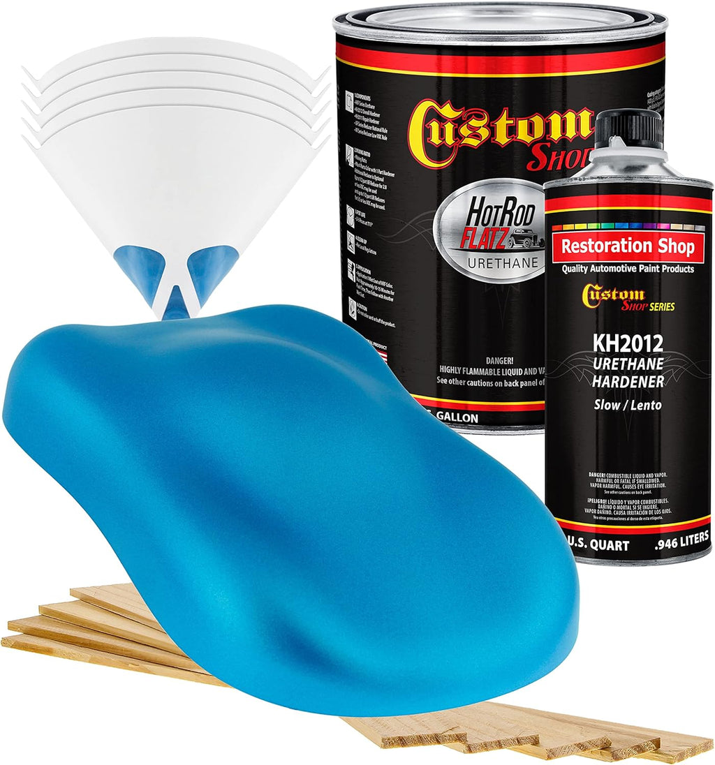 Custo Sho Electri Blu Metalli Ho Ro Flat Fla Matt Sati Urethan Aut Pain Complet Gallo Pain Ki Professiona Lo Shee Automotive Ca Truc Coating 4: Mi Ratio