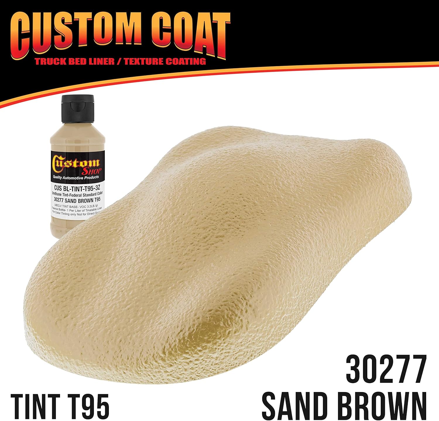 Custo Coa Federa Standar Colo 3027 San Brow T9 Urethan Spray-O Truc Be Liner Quar Ki wit Spra Gu an Regulato Durabl Texture Protectiv Coatin Eas Mi Ca Auto