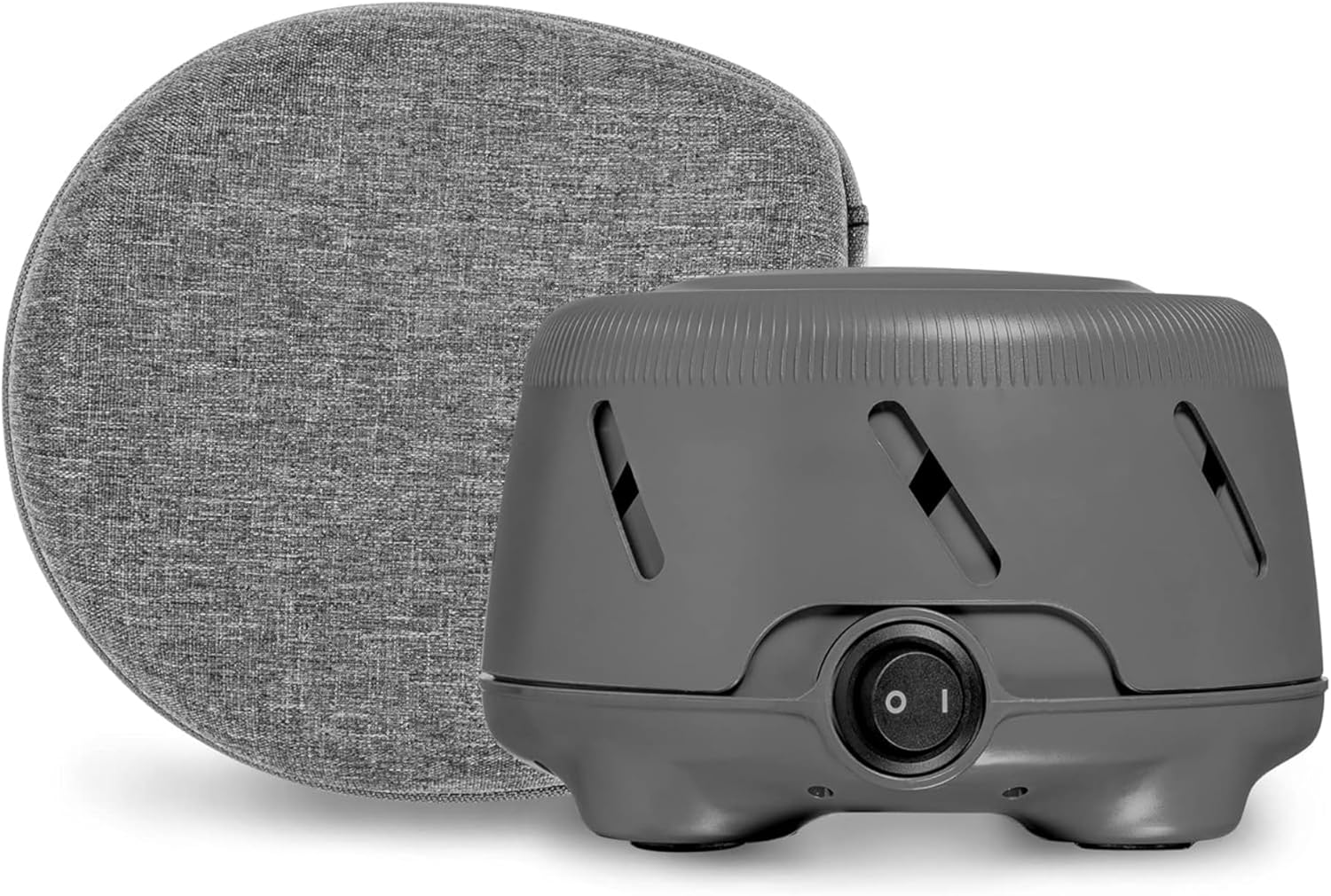 Yogaslee Doh Un Whit Nois Soun Machin Trave Case Rea Fa Insid fo Non-Looping Soun Machin fo Travel Offic Privacy Slee Therap fo Adult Baby Charcoal Piec Set