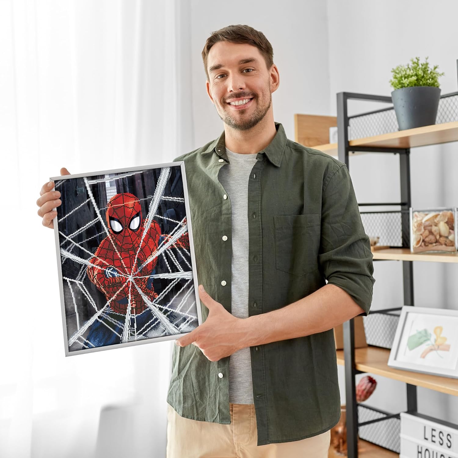 Camelo Dot Fabric Diamon Paintin Ki Web-Slngr